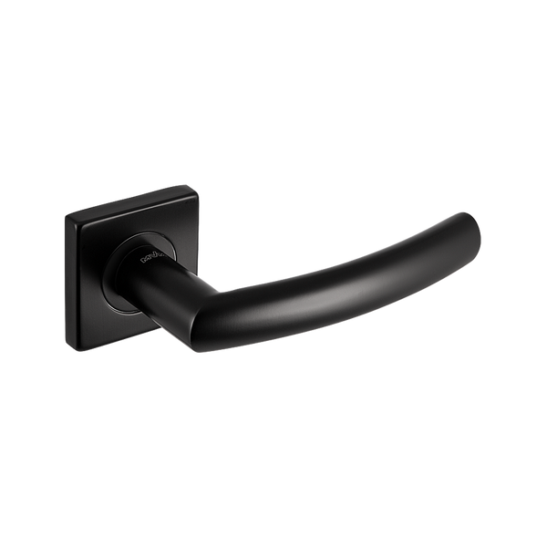 Ручка для дверей на розетці ARCO S-1101 BLACK фото