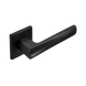 Ручка для дверей на розетці BERLI SLIM A-2010/E20 BLACK фото 2