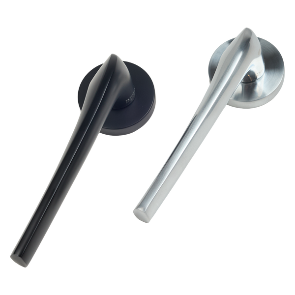 Ручка для дверей на розетці Z-1812 BLACK фото