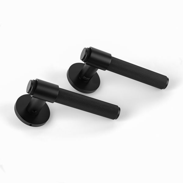 Ручка для дверей на розетці TEHNO A-2023 BLACK фото